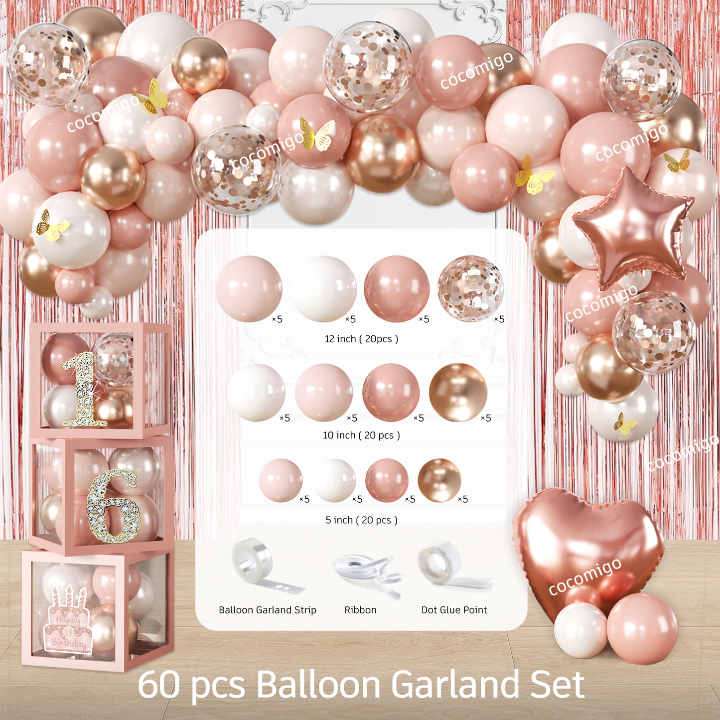 Cocomigo Sweet 16 Party Decorations For 25 Guests