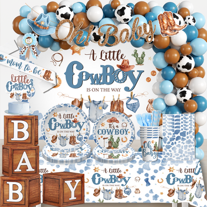 Cocomigo Cowboy Baby Shower For 20 Guests