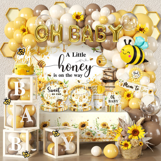 Cocomigo Bee Baby Shower Decorations For 25 Guests