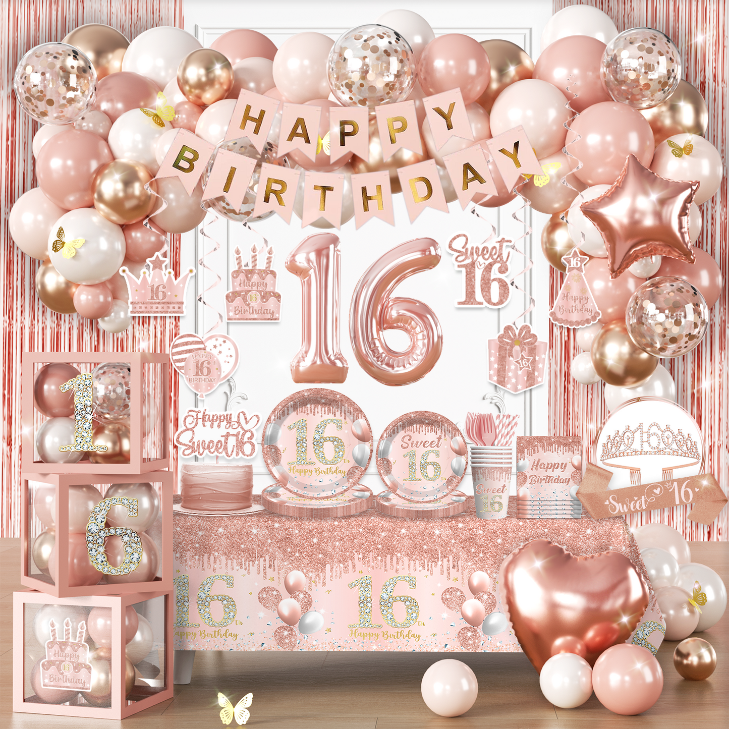 Cocomigo Sweet 16 Party Decorations For 25 Guests
