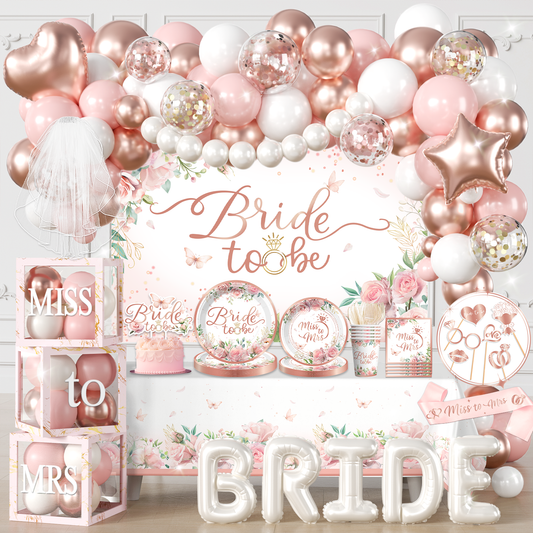 Cocomigo Bride to Be Decorations For 25 Guests