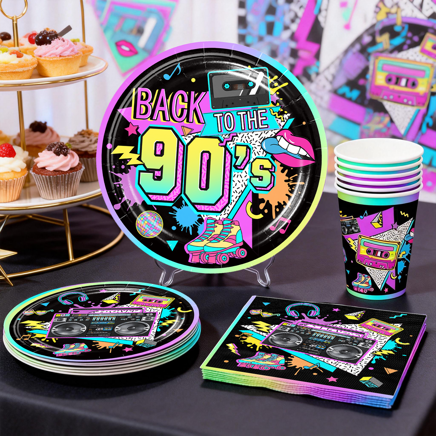 Cocomigo 90s Party Decorations For 25 Guests