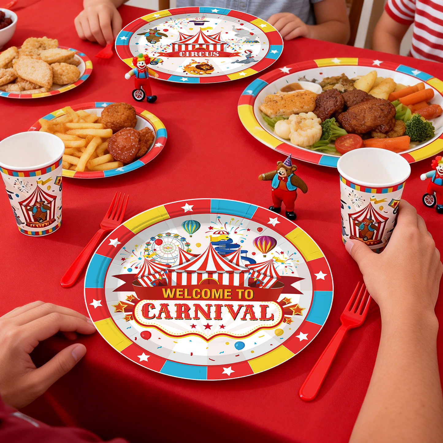 Cocomigo Circus Theme Party Decorations For 25 Guests