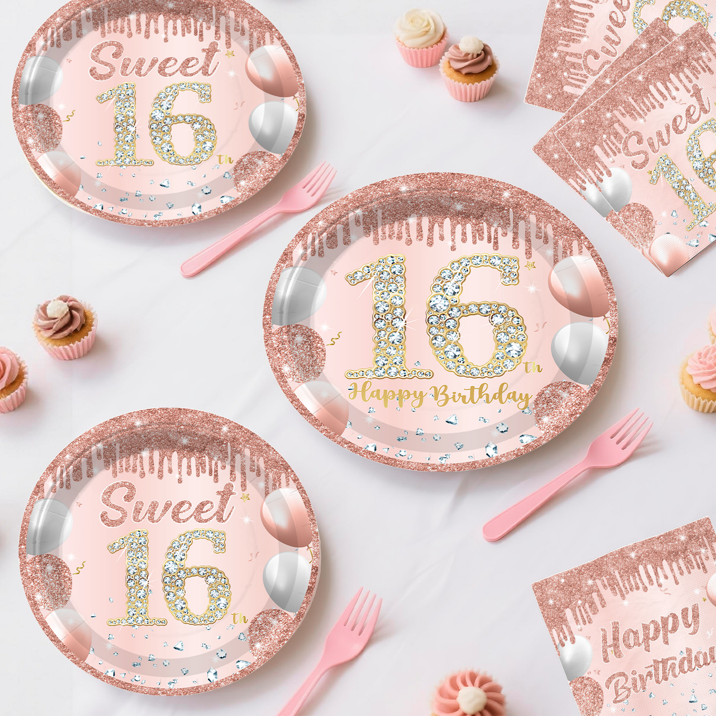 Cocomigo Sweet 16 Party Decorations For 25 Guests