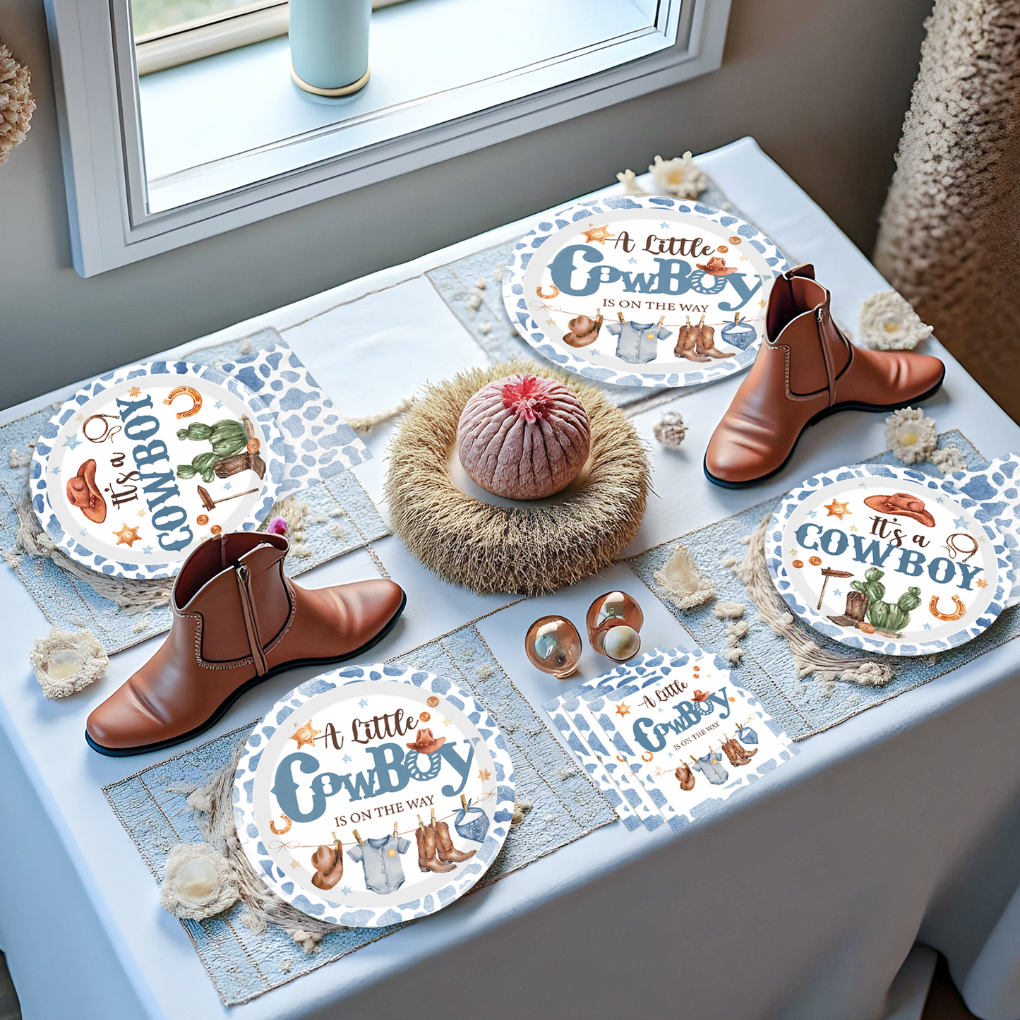 Cocomigo Cowboy Baby Shower For 20 Guests