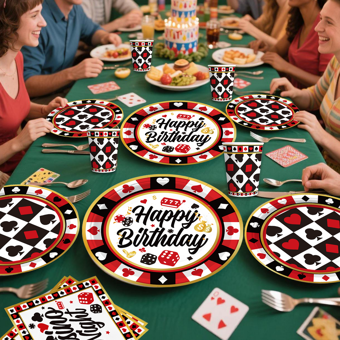 Cocomigo Vegas Themed Party Decorations For 25 Guests