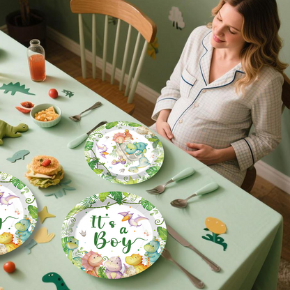 Cocomigo Dinosaur Baby Shower Decorations For 25 Guest