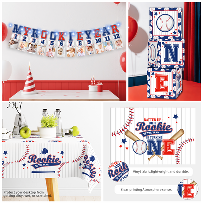 Cocomigo Rookie Year Themed Decor for 20 Guests