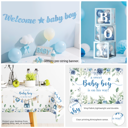 Cocomigo Baby Boy Baby Shower Decorations For 20 Guest