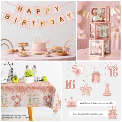 Cocomigo Sweet 16 Party Decorations For 25 Guests