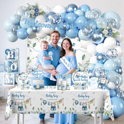 Cocomigo Baby Boy Baby Shower Decorations For 20 Guest