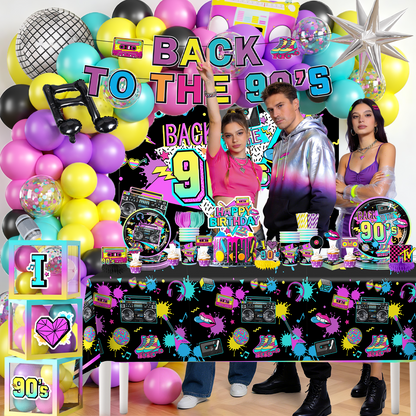 Cocomigo 90s Party Decorations For 25 Guests