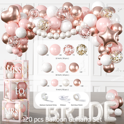 Cocomigo Bride to Be Decorations For 25 Guests
